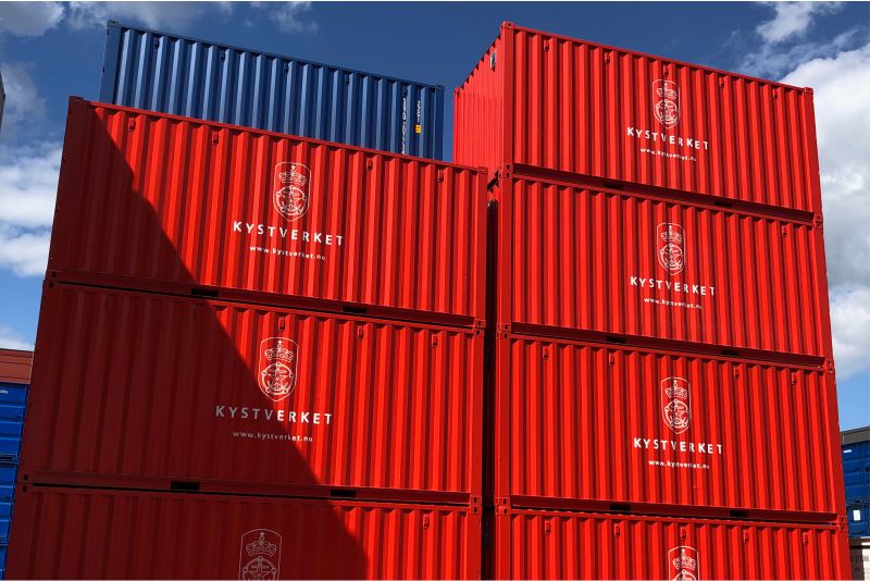 Kystverket container dekor