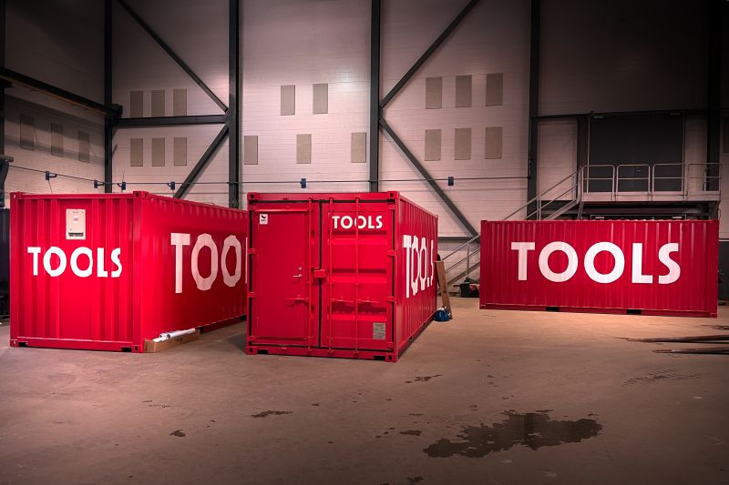 Tools containere foliedekor